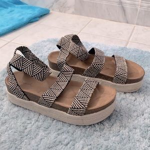 Francescas platform sandals